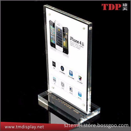 acrylic showing stand ipad security display stand